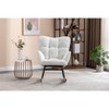 NicBex Rocking Chair Accent Chair Mid Century Modern Glider Rocking Chair with Padded Seat for Living Room, Bedroom - 2 of 4
