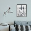 Stupell Industries Life's Better At Cabin Phrase Rural Forest Home - 2 of 4