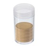 Unique Bargains Plastic Collector Round Coin Tubes with Screw Lids 20 Pcs - 4 of 4