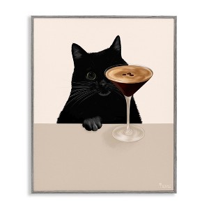 Stupell Industries Cat & Espresso M., 24" x 30" - 1 of 4
