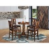 Counter Height Table Set with 4 Chairs - Modern Dinette Set for Kitchen or Dining Room - 2 of 4