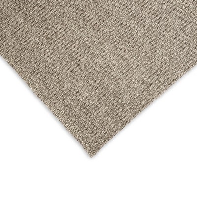Reversible Avalon Gray Square Indoor/Outdoor Synthetic Rug