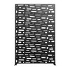 PexFix Metal Freestanding Privacy Screen Garden Fence For Deck Patio Balcony Outdoor Privacy Panel Wide Side Street Pattern - 3 of 4