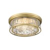Clarion 4-Light Flush Mount Light - Dimmable Glass Shade, 20.75" for Any Room - 2 of 4