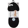 Memoi 4 Pairs Women's Cushioned Fine Edge No-Show Sock Liner - 2 of 2