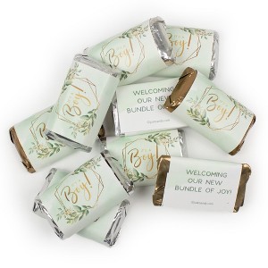 Boy Baby Shower Candy Chocolate Party Favors  Goodie Bag Filler or Candy Buffet Supplies - Botanicals - 1 of 1