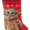 Kurt Adler Christmas Stocking, Printed Star Wars "The Child" Baby Yoda, 19" - 2 of 4