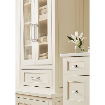 Polished Nickel 5-1/16" Center-to-Center Cabinet Bar Pull