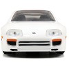 Brian's Toyota Supra White "Fast & Furious 7" (2015) Movie 1/32 Diecast Model Car by Jada - 3 of 4