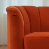 CAVINAS Swivel Accent Chair with High Backrest and Sloped Arms, Upholstered Club Armchair with 360-Degree Base for Living Room, Bedroom - 3 of 4