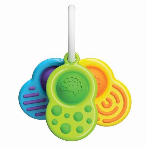 Fat Brain Toys Dimpl Clutch Sensory Toy on a Key Ring