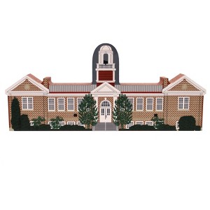 Cats Meow 3.5 Inch Beechwood High School Souvenir Ft Mitchell Ky Village Buildings - 1 of 3