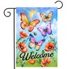 Briarwood Lane Spring Garden Flag 12x18 For Outdoor Butterflies and Poppies Welcome For Spring Garden Flag Flags For Outside - 2 of 4