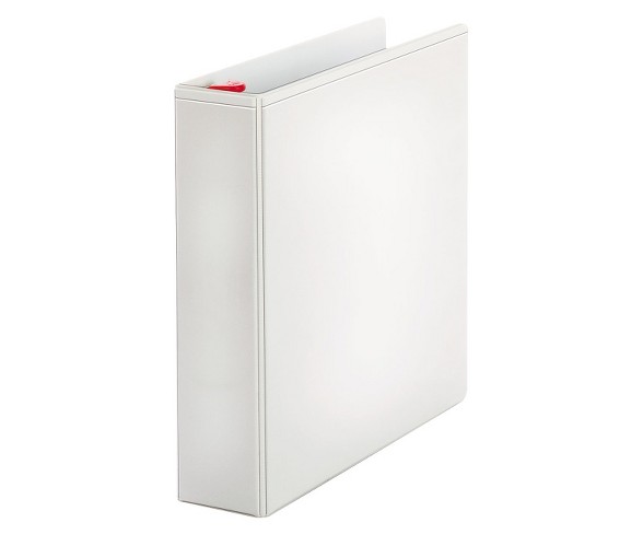 Cardinal&#174; Treated Binder ClearVue Locking Slant-D Ring Binder-2" Cap-11 x 8 1/2-White - 2 Pack