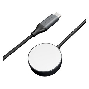 cellhelmet® Wireless Charger for Apple Watch®, USB-C® MFi Certified in Gray - 1 of 4