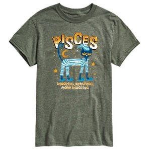 Men's - Pete the Cat - Pisces Short Sleeve Graphic T-Shirt - 1 of 4