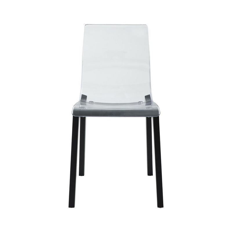 Leisuremod Marsden Modern Plastic Dining Side Chair With Beech Wood Legs, 2 of 9