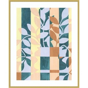 Amanti Art Checkered Cutting I by Grace Popp Wood Framed Wall Art Print - 1 of 4