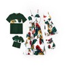 PATPAT Family Matching Mommy and Me Floral  Strap Midi Dresses and Splicing Short-sleeve T-shirts Sets - 2 of 4