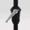 9' Hexagon Scalloped Outdoor Patio Market Umbrella Off-White with Black Pole - Threshold™ - 3 of 4