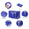 Unique Bargains Extra Large Moving Bags with Reinforced Handle Underbed Storage Tote 27x11x18 Inch 2 Pcs - 3 of 4