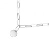 Unique Bargains Silver Tone Layered Necklaces Disc Pendant Paperclip Link Necklaces for Women 1PC - 3 of 4