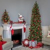 Prelit Slim Feel Real Downswept Douglas Fir Artificial Christmas Tree Clear Lights - National Tree Company - 4 of 4