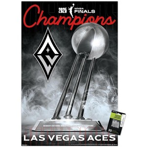 Trends International WNBA Las Vegas Aces - 2025 WNBA Finals Team Logo Unframed Wall Poster Prints - 1 of 4
