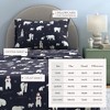 100% Cotton Christmas Flannel Sheet Set - Great Bay Home - 3 of 4