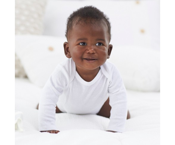 Gerber Baby Organic Cotton 3pk Long Sleeve Onesies Bodysuit Mitten