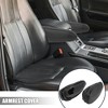 Unique Bargains Toyota Sienna 2011-2018 Microfiber Leather Car Center Seat Armrest Cover 1 Pair - 2 of 4