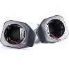 Kicker 45KM654L 6.5" LED Marine Speakers and Front 6.5in Speaker Pods Compatible with Polaris Ranger XP1000 2018-2024 - 2 of 4
