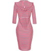 Clearlove Women's Casual Pocket Slim Pullover Maxi Hoodie Dress - 3 of 4
