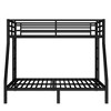 TIRAMISUBEST Twin Over Full Metal Bunk Bed for Teens & Adults - Space-Saving, Sturdy Frame, No Box Spring Needed - Black - 4 of 4