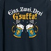Men's - Instant Message - Eins Zwei Drei Gsuffa Oktoberfest Long Sleeve Graphic T-Shirt - 2 of 4