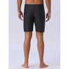 INSPIRE CHIC Men's Summer Solid Color Athletic Surfing Water Sports Swim Shorts - 3 of 4