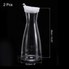 Unique Bargains Elegant Acrylic Water Carafes with Lid for Juice Cocktails - 2 of 4