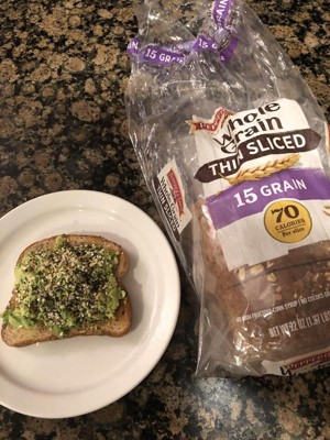 Pepperidge Farm While Grain Thin Sliced Bread 100% Whole Wheat Bread ...