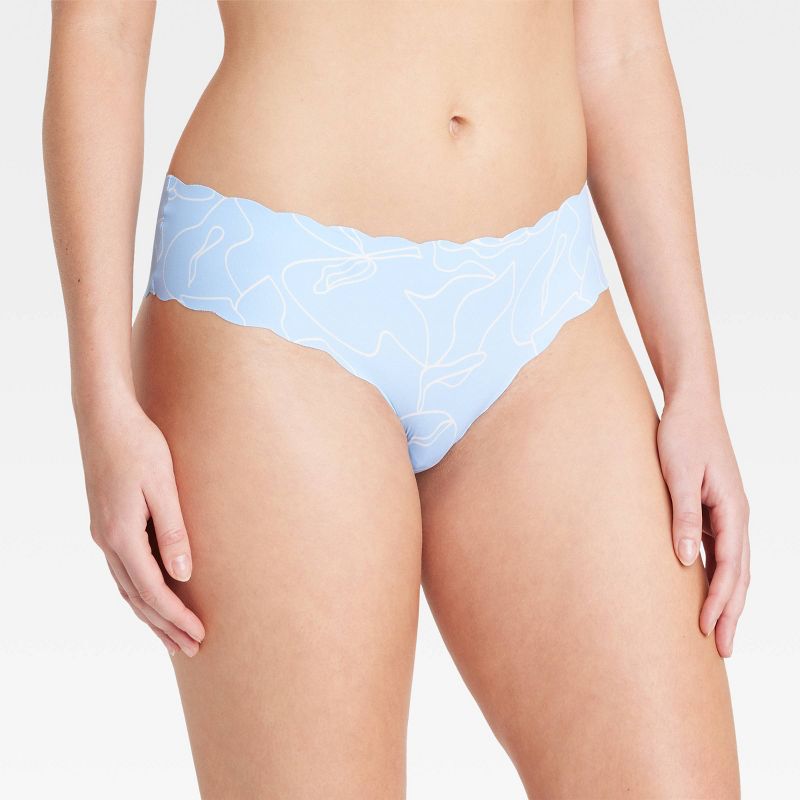 Women's Scallop Edge Freecut Cheeky Underwear - Auden™, 1 of 7