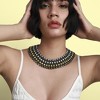 SOHI Women's Multicolour Party Statement Necklace - 3 of 4