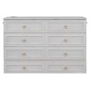 YOOCOZZ Queen Size Murphy Bed with Large Bottom Storage Drawer and Classic Faux Drawers Design - 2 of 4