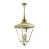 Livex Lighting Adams 4 - Light Pendant in  Antique Brass/Brushed Nickel - 2 of 4
