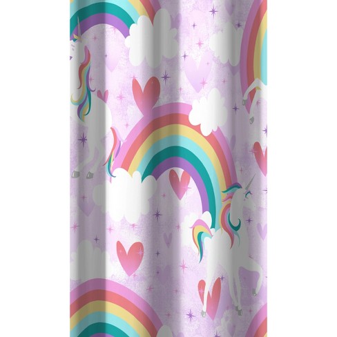 Unicorn shower deals curtain