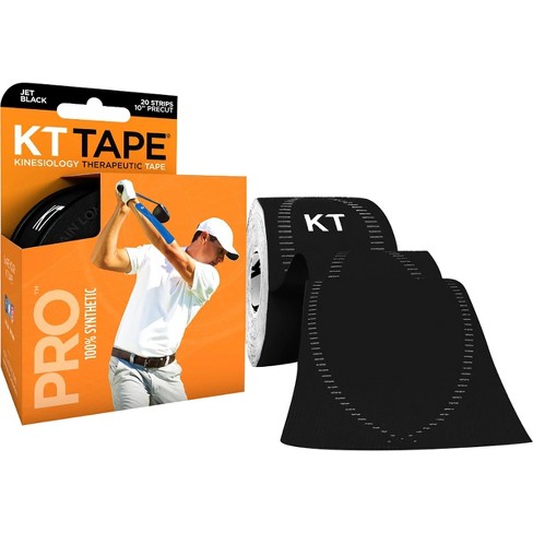  KT Tape, Pro Synthetic Elastic Kinesiology Athletic Tape, 150  Count, 10” Precut Strips, Rage Red : Health & Household
