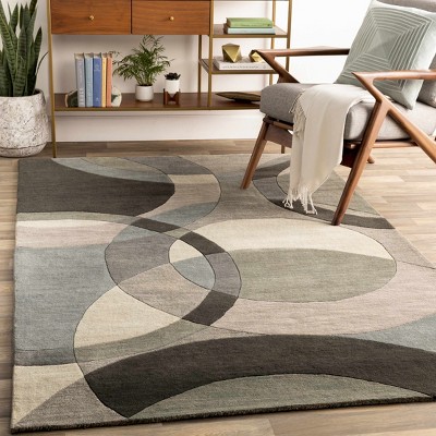 Hauteloom Rilton Gray Wool Carpet