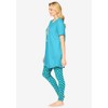 Dreams & Co. Women's Plus Size Graphic Tunic PJ Set - image 4 of 4