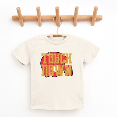 The Juniper Shop Touch Down Red Helmet Distressed Youth Short Sleeve Tee