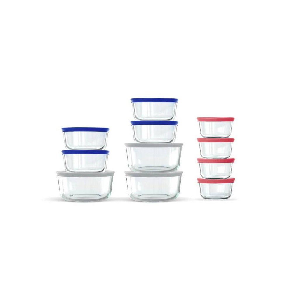 Pyrex 22pc Glass Food Storage Container Set