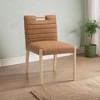 Meridian Furniture,Aimee Vegan Leather Dining Side Chair, Set of 2 - 2 of 4