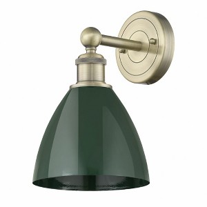 Plymouth Dome - 1 Light Wall Sconce In Industrial Style-12 Inches Tall and 7.5 Inches Wide - 1 of 1